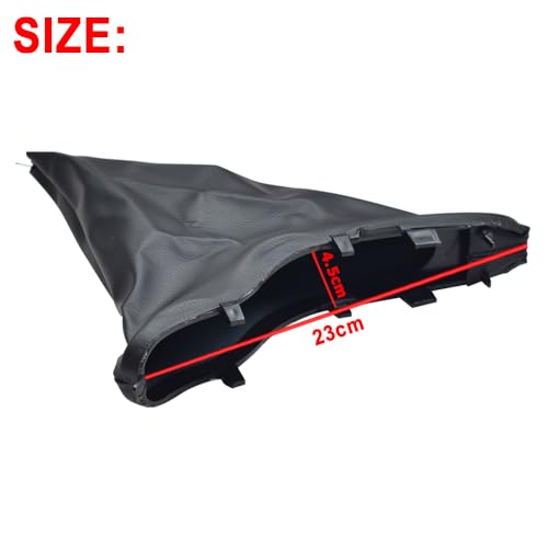 Leather Hand Brake Boot Cover for Mini Cooper R50 R52 R53 2001-2008 | Parking Brake Gaiter Replacement (Black) - color: Hand Brake
