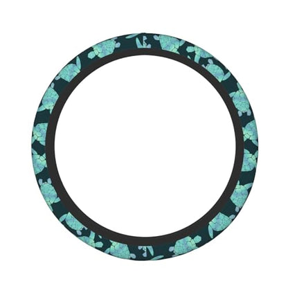 Sea Turtle Ocean Steering Wheel Cover Car Decor - color: Sea Turtle Ocean