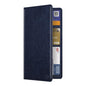 FINPAC Car Registration and Insurance Card Holder, Vehicle Glove Box Card Organizer Wallet Automobile Accessories for License - color: Navy