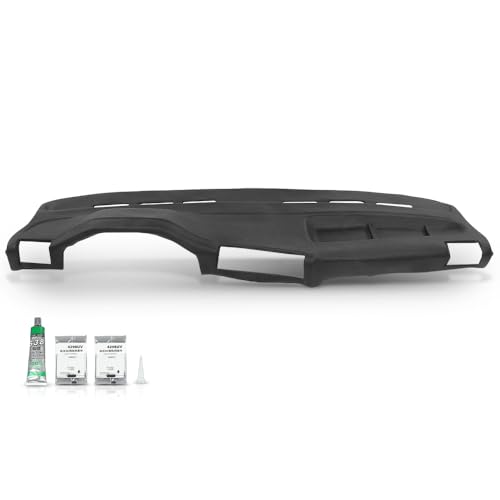 G-PLUS TPE Dashboard Molded Dash Cover Cap Compatible with BMW 318i 325e 325i 325is 1984 1985 1986 1987 1988 1989 1990 Black - size: 1984-1990 BMW 3 Series | Black
