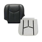 #692 or 69i Dark Gray Driver Side Bottom Foam Cushion ＆Replacement Seat Cover Leather Fit for Chevy Silverado Avalanche Tahoe Suburban/GMC Sierra Yukon 2003 2004 2005 2006 - color: Dark Gray
