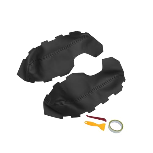 ACROPIX Car Front Door Panel Armrest Cover Interior Door Trims for Nissan Altima Sedan 2007-2012 Black 1 Pair Car Parts