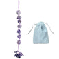 BEADNOVA Car Crystal Hanging Ornament Amethyst Positive Energy Gifts Crystal Car Accessories for Healing Decoration Yoga Meditation Home Decor