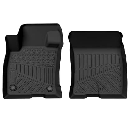 All Weather Rubber Car Floor Mats Compatible with 2021-2025 Ford Bronco Sport/2022-2025 Ford Maverick, Car Mat Full Set with Raised Edge, Odorless, Easy to Install, Non-Slip Surface, No Need Trimming - size: 2021-2023 Bronco Sport/Maverick