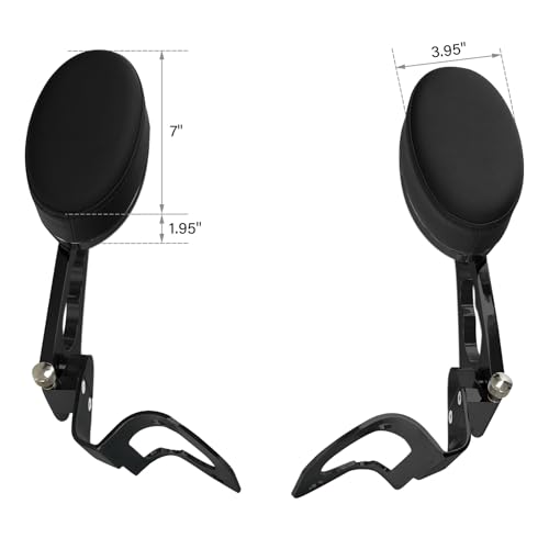 TCMT Rear Adjustable Passenger Armrests Fit For Harley Touring Road Glide Electra Glides Ultra Tri Glides 2014-2025