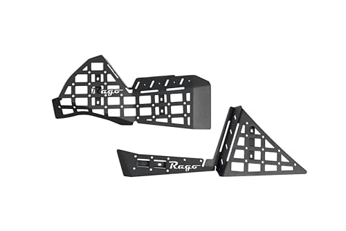 Rago Fabrication Center Console Molle Panels for 4th Gen Toyota Tacoma & 6th Gen Toyota 4Runner | Mount Your Gear and Electronics for Quick Access | Driver and Passenger Side Panels Included - size: Tacoma 4th Gen / 4Runner 6th Gen