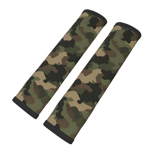 Seat Belt Cover Pads Camouflage Military Car Seat Belt Covers for Women Men Adults Kids Soft Comfortable Auto Seatbelt Cushion Shoulder Strap Pad Handle Wraps, 1 Pair - color: Camouflage Military