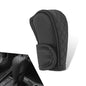 Car Leather Gear Shift Cover, Anti-Slip Dustproof Gear Shifter Stick Protector with Diamond Embroidery, Shift Knob Cover for Lever Protection, Universal for Cars,Trucks,SUVs (Black) - color: Black