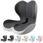 Back and Seat Cushion, Car Seat Cushion, Soothe+ Cushion, Memory Foam L-Shaped Integrated Seat Cushions Lumbar & Lower Back Support for Office Chair, Car (Grey-C) - color: Grey-c