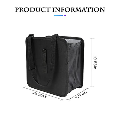 Foldable Trash Can, Hanging Waterproof Leakproof Storage Bag with Large Capacity, Car Interior Accessories (Large) - size: Large