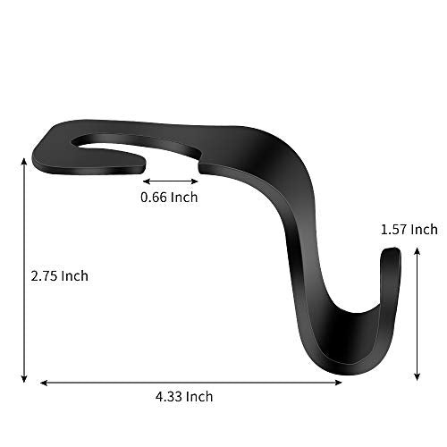 Car Seat Headrest Hook 8Pack Vehicle Bag Hooks Seat Hook Backseat Headrest Hangers Storage for Purses,Grocery Bags,Coats,Car Water Bottle Hook - color: 8Pcs