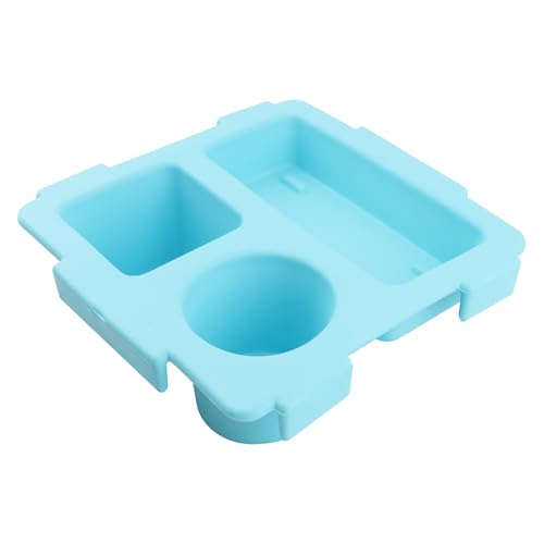 Topper Tray with Cup Holder for Bogg Bag X-Large, EVA Water-Resistant Organizer for Stan Cup, Phone & Snacks, Beach & Travel Accessory(COLOR:Blue) - color: Blue
