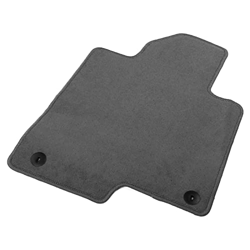 IKON MOTORSPORTS, Custom Fit Floor Mats Compatible with 2021-2026 Kia K5, Gray/Grey Nylon Car Auto Front Rear Carpets Liner 4PC Set Protector, 2022