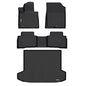 Wailtnb-Car Floor Mats & Cargo Mat Custom for 2022-2026 Hyundai Tucson Hybrid (Only with Subwoofer) All Weather Floor Mats for Tucson Hybrid Trunk Mat Waterproof Car Mats Full Set Black Accessories - style: 14)For Hyundai tucson hybrid 2022-2026 Set