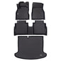 AIPOIL® Floor Mats & Cargo Liner Set for 2018-2024 Nissan Kicks All Weather Protection TPE Anti-Slip Automotive Full Set Custom Car Mats Accessories - Black - style: 20) For Kicks 2018-2024 Full Set