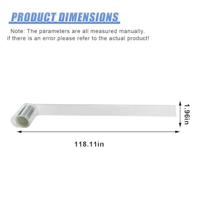 Universal Car Door Entry Guard, Waterproof & Scratchproof Automotive Doors Sill Protection Film, Anti-Collision Vehicle Rear Door Entry Sill Trim for Car, SUV, Truck(Clear&5cm) - size: Clear&5cm