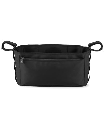 Skip Hop Universal Stroller Organizer, Grab & Go Ultra, Black - color: Black