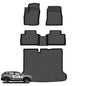 Wayhigh® Floor Mats & Cargo Liner for 2025 2026 Nissan Kicks S (Not fit SV/SR) All Weather TPE Car Mats Waterproof Duty Floor Liners Kicks Accessories- Black - style: 18) For Nissan Kicks S / 2025-2026 / Mats Set