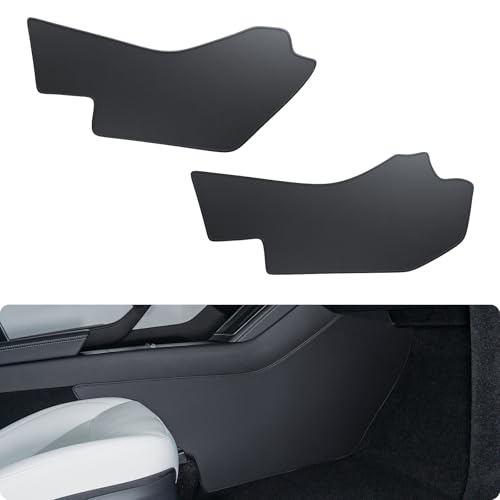 BASENOR 2026 2025 Tesla Model Y Juniper Center Console Side Anti-Kick Mats, Waterproof & Dust Resistant Protector Cover Front Seat for Tesla Model Y Accessories 2PCS (Premium & Performance 2026/2025)