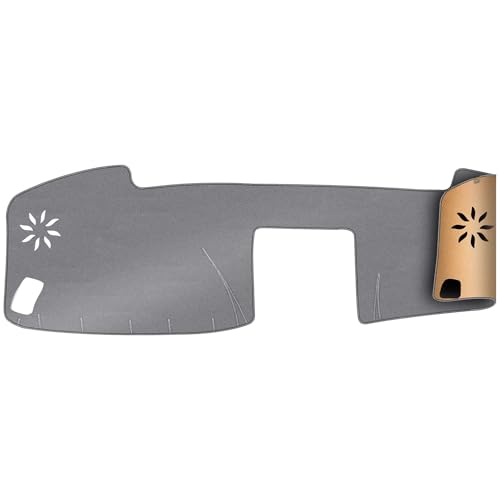 Dash Cover, Anti-Glare, Sun Protection, Dustproof, UV-Proof, Dashboard Covers, Interior Car Accessorie Fit for 2007-2013 to-yota Tundra, 2008-2017 to-yota Sequoia, Grey - color: Grey, size: Fit for 2007-2013 To-yota Tundra