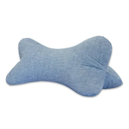 Neck & Cervical Pillows Dog Bone Shaped Travel Neck Pillows With Washable Removable Cover For Car Bus Truck Driving Comfort Head Rest Support Bone Pillows For Neck Chiropractic Pillow ( Size : D ) - size: D