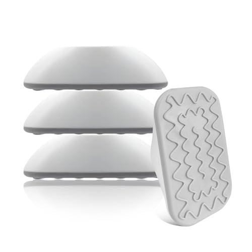 Baby Gates Wall Pads (4 Pack) - Safety Indoor Gate Protector With Compact Wall Cups - Saves Trim & Paint - for Dog, Pet, Child, Kid - Pressure Mounted Walk Through Guard