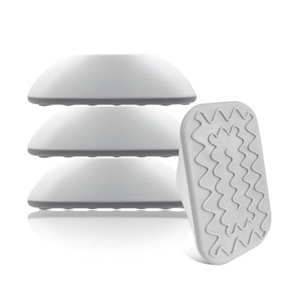 Baby Gates Wall Pads (4 Pack) - Safety Indoor Gate Protector With Compact Wall Cups - Saves Trim & Paint - for Dog, Pet, Child, Kid - Pressure Mounted Walk Through Guard