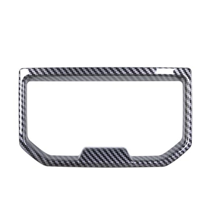 INTGET Rear Cup Holder Panel Cover for 2024 2025 2026 Toyota Tacoma Accessories/2025 2026 4Runner ABS Plastic Interior for Tacoma SR/SR5/TRD PreRunner/Sport/Off-Road (Carbon Fiber, Rear Cup Holder) - size: Rear Cup Holder Panel Cover