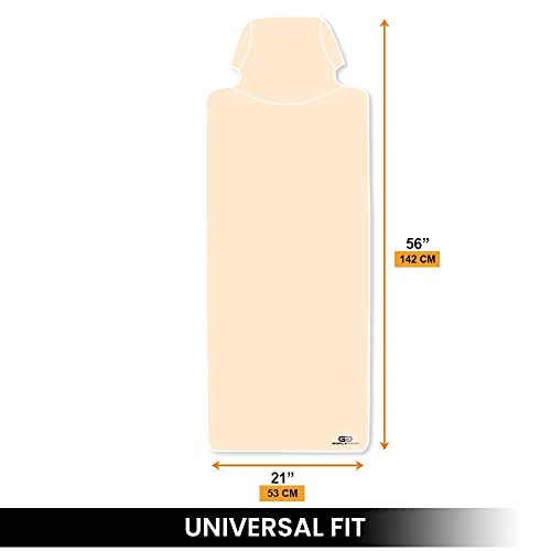 Gorla Gear Beige Premium Universal Fit Waterproof Stain Resistant Tan Khaki Car Seat Cover Neoprene Non-Slip Bucket Seat Dog Sweat Proof Protector Save Your Leather Cloth Seats Van Truck SUV Sedan - color: Beige
