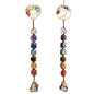2 Pieces of 7 Chakras Healing Crystals and Tree of Life Wall Hanger Tumbled Gemstones Meditation Hanging Ornament Christmas Tree Memorial Hanging Pendant (Style 4) - color: A-style 22