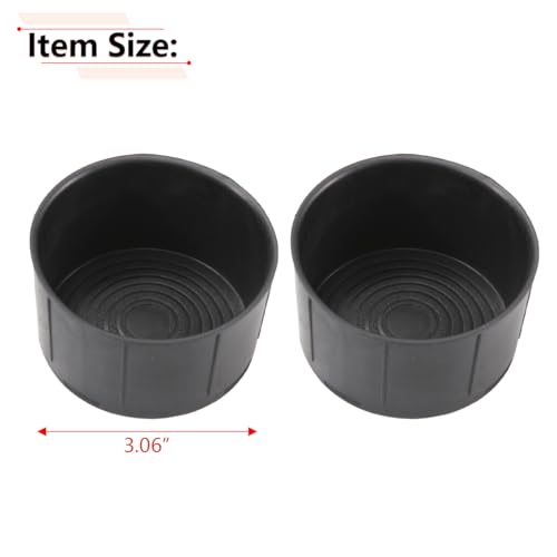 2PCS Cup Holder Insert Compatible with Dodge Ram 1500 2500 3500 2009 2010 2011 2012 2013 2014 2015 2016 Year, for 1EB17DX9AB 1EB17DX9