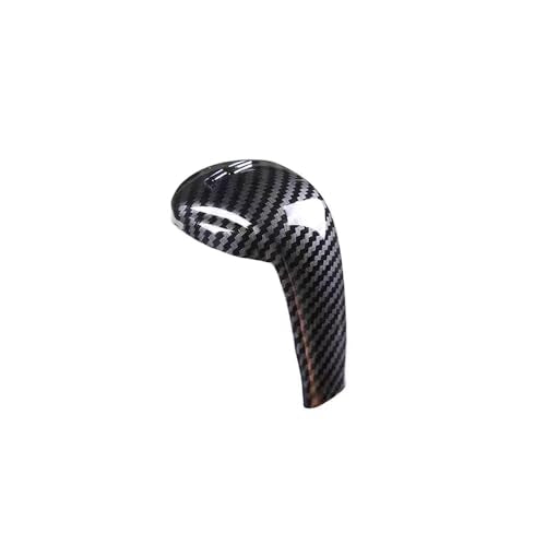 MAXDOOL Center Console Gear Shift Knob Cover, Interior Decoration Sticker Panel Cap Trim Compatible with Mazda CX-5, CX-9, CX-3, 6, 3 (Carbon Fiber) - color: Carbon Fiber