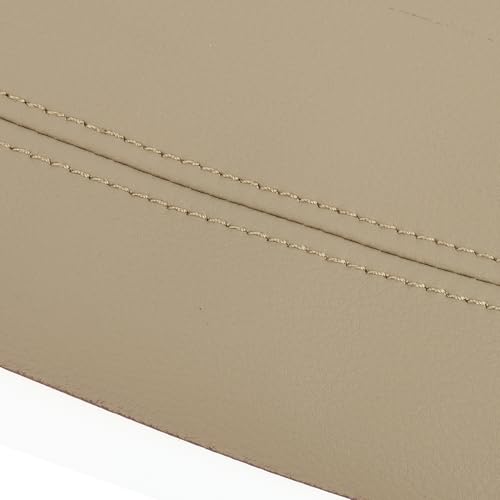X AUTOHAUX Pair Synthetic Leather Car Front Door Panels Armrest Cover Beige for Honda Civic 2006-2011 Sedan - color: beige