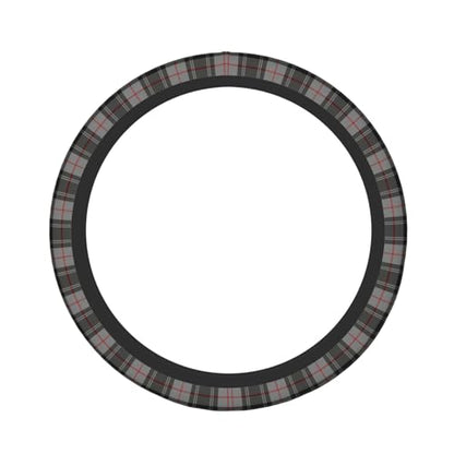 Thickened Elastic Steering Wheel Cover, Gray Plaid Clan Moffat Tartan Ultra, Soft, Breathable, Fit for Cars, SUVs, Trucks, Stylish Comfortable Grip - color: Gray Plaid Clan Moffat Tartan