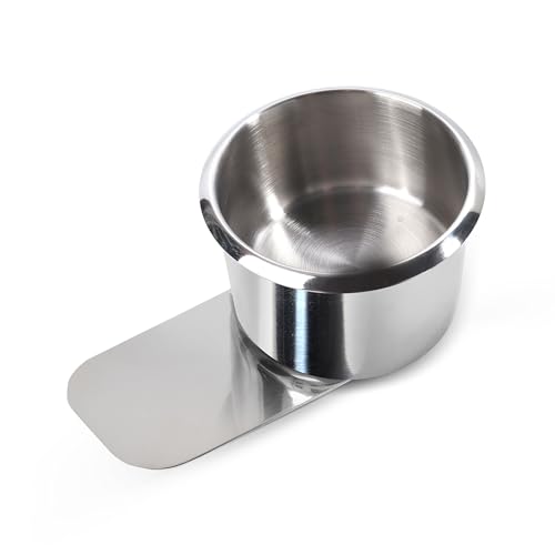 GSE Games & Sports Expert Stainless Steel Cup Holder, Drop-in Cup Holder for Casino Poker Tables, Work Desks, Boats, RVs, Cards & Trucks (Slide Under) - color: Jumbo, style: 1-Pack