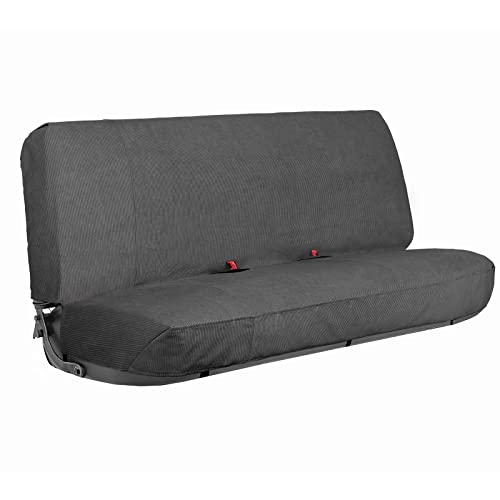 Leader Accessories Universal Car Solid Bench Seat Cover - Fit for Full Size Pickup Truck or Car Bench Seats Grey