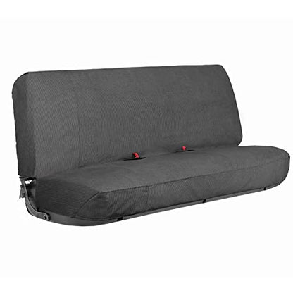 Leader Accessories Universal Car Solid Bench Seat Cover - Fit for Full Size Pickup Truck or Car Bench Seats Grey