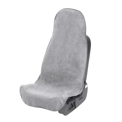 Waterproof Car Seat Cover Universal Fits Car Sweat Towel for Trucks SUV Van Car Seat Protector Sweat Proof Protector Cloth Seats Light Grey Pack of 1 - color: Light Grey, size: 1 PC Front Seat