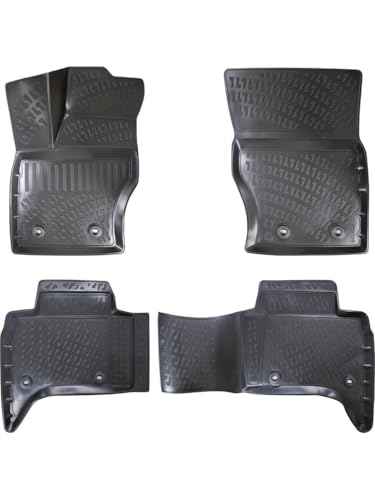 RizLiner Land Rover Range Rover Sport 2014-2022 Floor Mats 3D Custom Fit Compatible with Land Rover Rubber Car Mat Laser Measured Floor Liner All Weather Heavy Duty Odorless Non-Slip (Front & Rear) - size: Rango Rover Sport 2014-2022