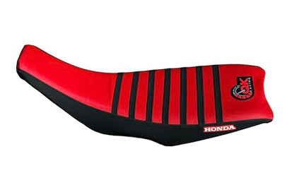 Seat Cover - Compatible Fit for Honda 2004-2018 TRX 450R Quad (Red/Black) - color: Red/Black
