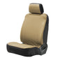 Universal Nylon Canvas Fitted Bucket Seat Cover, Cut-Resistant & Waterproof Front Seat Protector for Trucks (Brown) - color: Brown