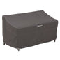 Classic Accessories Ravenna Water-Resistant 58 Inch Patio Sofa/Loveseat Cover,Small-Taupe, Patio Furniture Covers - size: 58 Inch