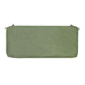 Magpie Fabrics Patio Bench Loveseat Cushion Covers (Replacement Cover only, No Insert!), Waterproof Fade Resistant Swing Cushion Slipcover with Ties(42x18x3 Inch, Green) - color: Green, size: 42x18x3 Inch (1 Count)