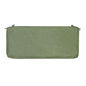 Magpie Fabrics Patio Bench Loveseat Cushion Covers (Replacement Cover only, No Insert!), Waterproof Fade Resistant Swing Cushion Slipcover with Ties(45x18x3 Inch, Green) - color: Green, size: 45x18x3 Inch (1 Count)