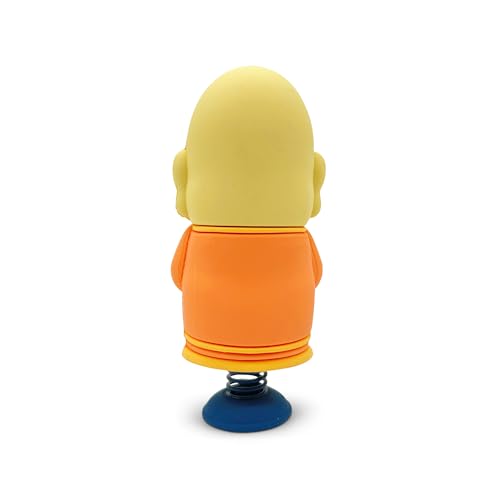 Laughing Buddha Dashboard Dancer – Cute and Joyful Bobblehead with Hilarious Giggle Expression – Good Luck Car Dashboard Toy – Soft Plastic with Adhesive Pad for Cars, Desks & More - style: Buddha Dancer