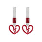 pson Broken Heart Car Handle Strap - color: Red