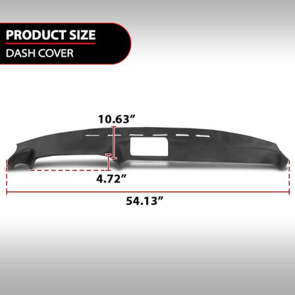 ANDPLAY Dash Cover Dashboard Cover Compatible with Porsche 944 1983-1985, Fit Porsche 924 1977 1978 1979 1980 1981 1982 1983 1984 1985 1986 1987 1988 Black
