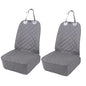 HONEST OUTFITTERS Dog Car Seat Cover 2 Pack, Waterproof Front Seat Car Cover for Cars, Trucks, and Suvs, Pet Front Cover for Cars, Nonslip Dog Seat Cover Grey - color: Grey-2pcs