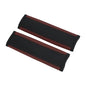 Black Claret Seat Belt Cover Pad Faux Leather 24cm Seatbelt Strap Cushion Shoulder Padding 2 Pcs - color: Black,Claret
