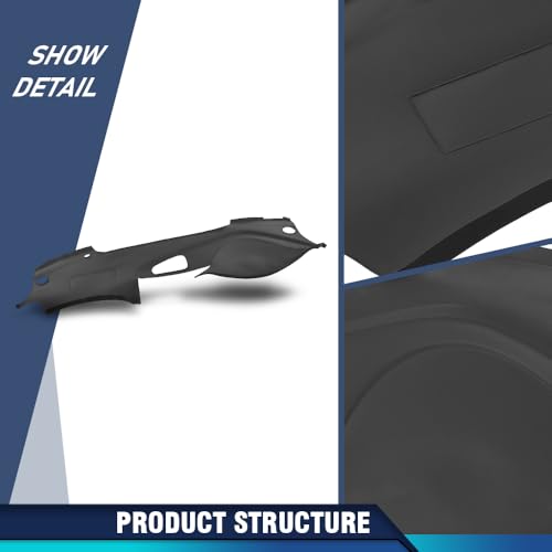 PIT66 TPE Dash Bezel Cover Dashboard Light Gray Compatible with Honda Acura TL 2004-2008 Plastic Instrument Panel - size: 2004-2008 Honda Acura TL(Light Gray)